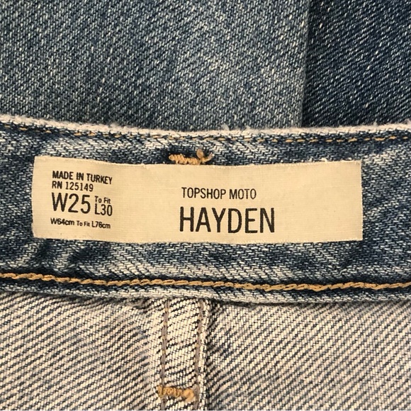 TopShop Moto W25 Hayden High Rise Ripped Jeans - Picture 7 of 9